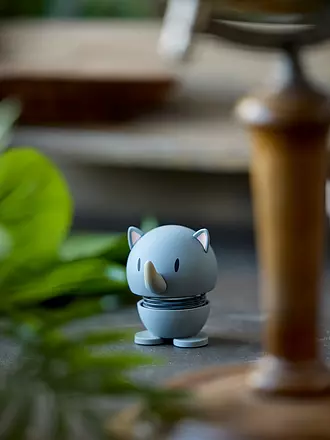 HOPTIMIST | Dekofigur Soft Rhino 7,6cm Grey | 
